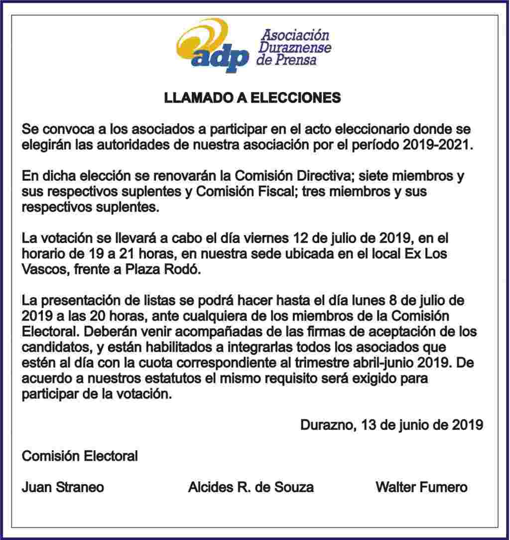 elecciones adp 2019