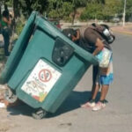 Vandalizaban volquetas