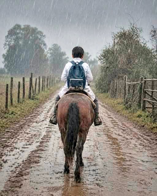 7 niño caballo