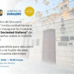 Viernes 24: Se inaugurará la muestra “Historia de la Sociedad Italiana” de Durazno