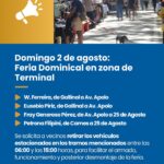Feria Dominical en zona de terminal