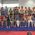 Combate en el gimnasio Terry Johnson