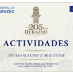 AGENDA DE ACTIVIDADES: Jueves 8 al lunes 12 de octubre